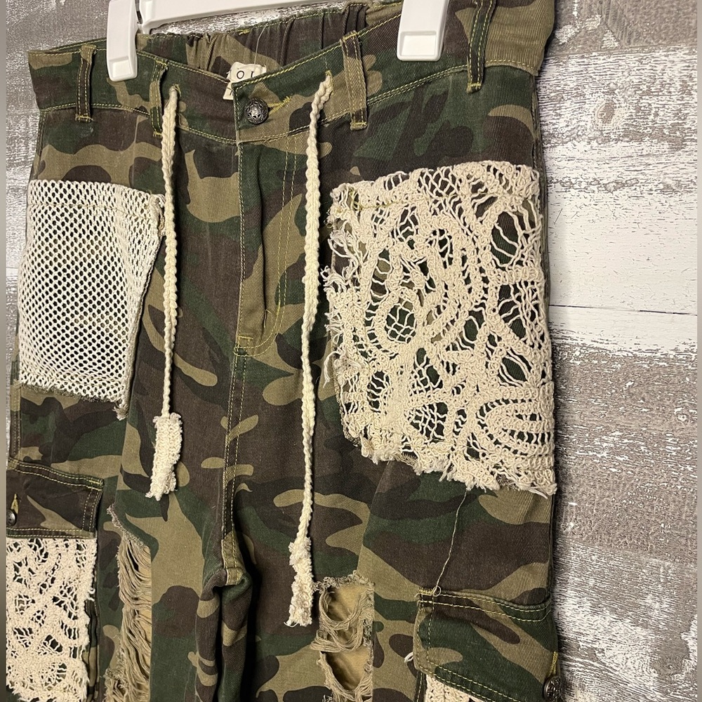 Camouflage Patchwork Pants By Pol - image 7